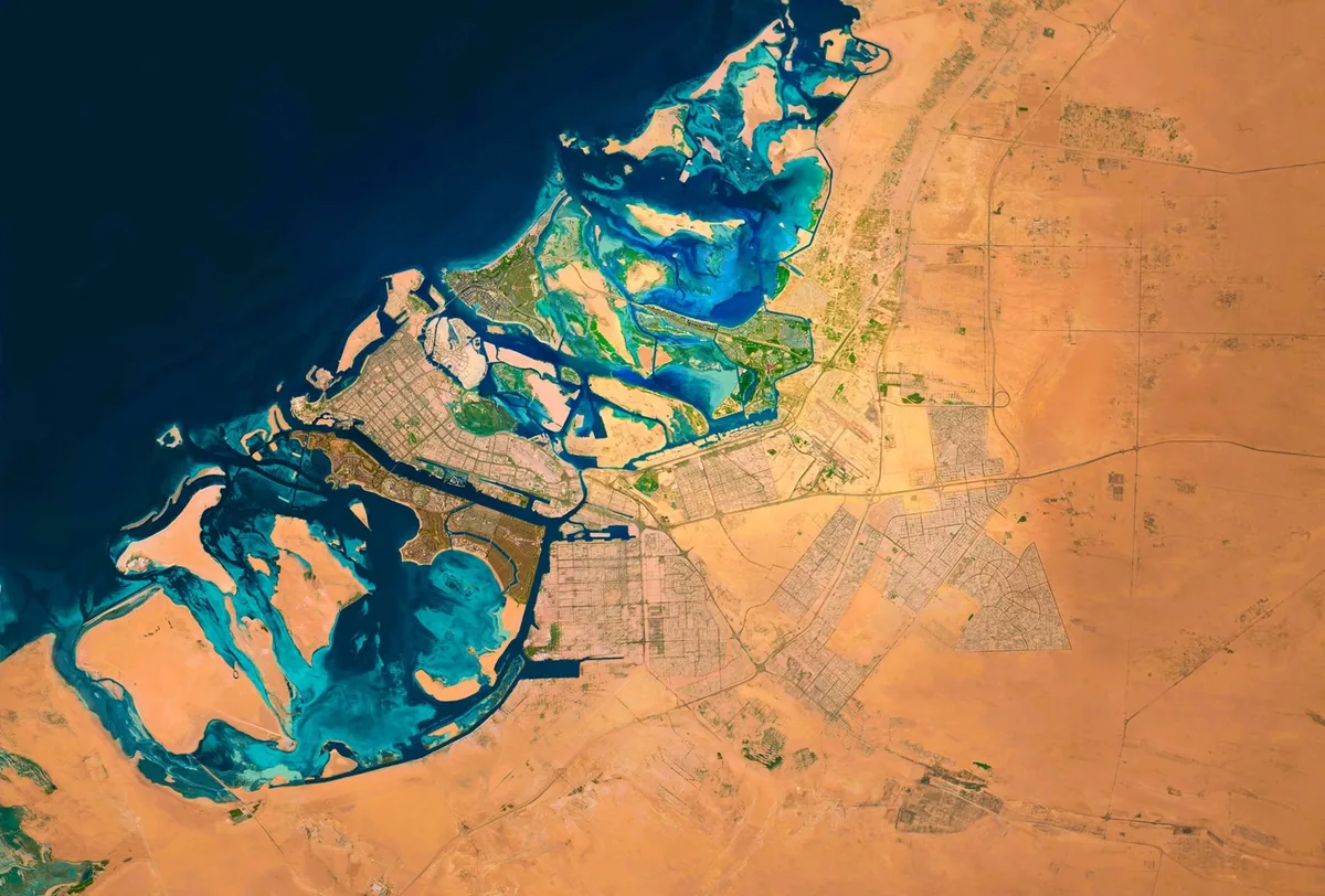 Map of Abu Dhabi real estate projects in AD Atlas
