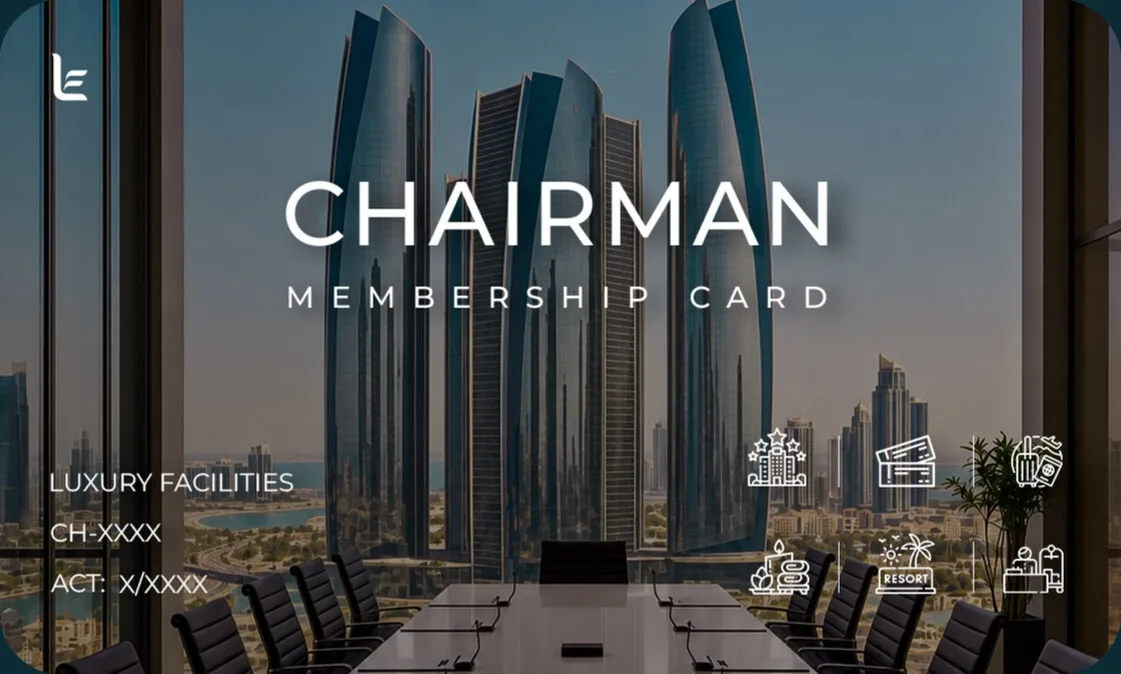 Luxury Facilities Chairman membership card