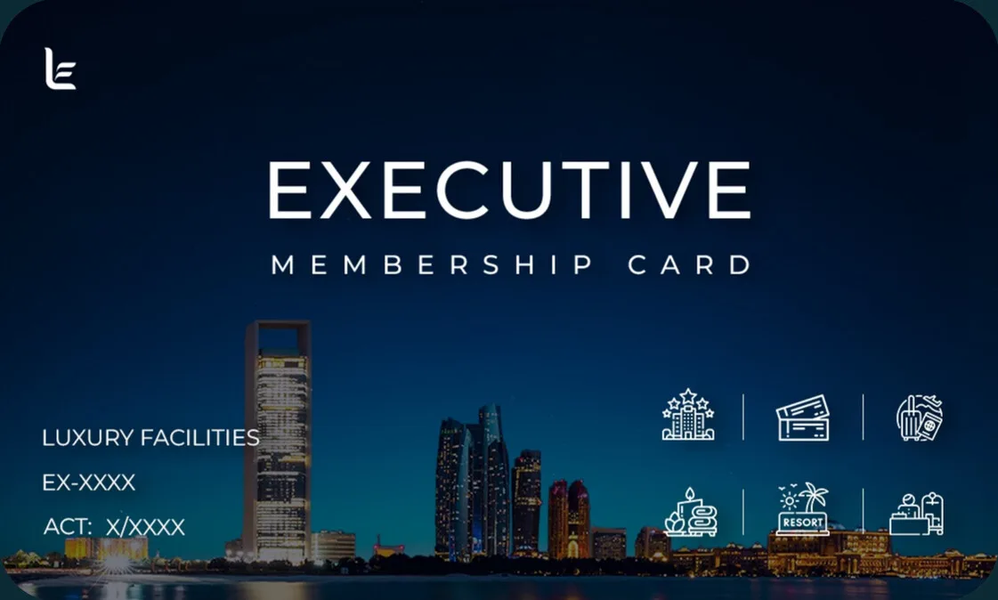 Luxury Facilities Executive membership card