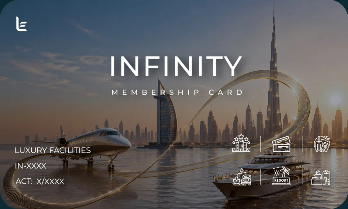 Luxury Facilities Infinity membership card